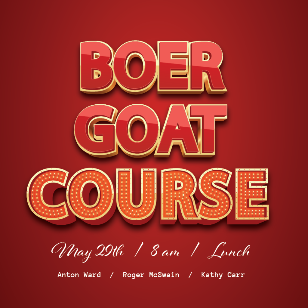 Boer Goat Course